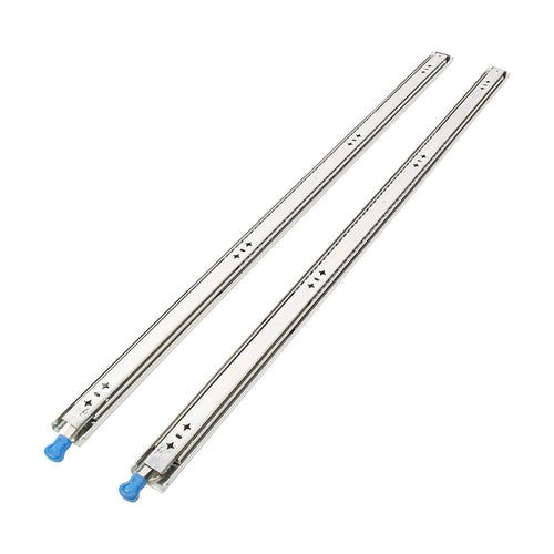 2 x 125kg Heavy Duty Locking Drawer Slides – Industrial Drawer Runners Pair