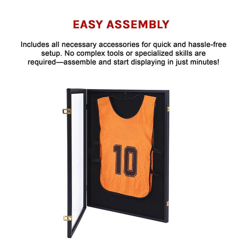 Jersey Display Frame Case 590 x 790 x 40mm Lockable JBox