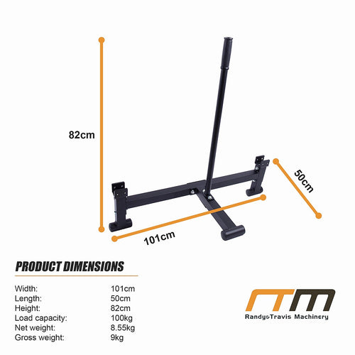 Heavy Duty Steel Deadlift Jack Plate Changer with Anti-Slip Handle