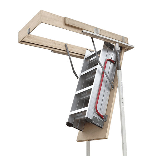 Deluxe Aluminium Attic Loft Ladder - 2.7m to 3.05m