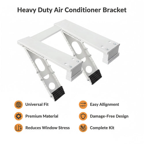 Heavy Duty Air Conditioner Bracket – Outdoor & Window AC Unit Mount Support