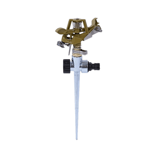 Easy to Install Irrigation Sprinkler 360 Degree Rotating Sprinkler Gun Zinc Alloy Adjustable Rocker Sprinkler