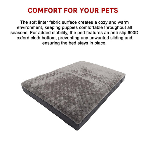120 x 90cm Orthopedic Pet Dog Bed Mattress Therapeutic Joint Pain Comfort 