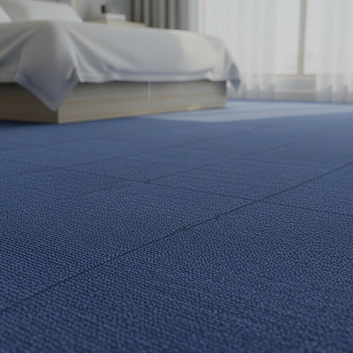 5m² Blue Carpet Tiles Set – Commercial & Home Flooring for Office, Retail & Living Areas