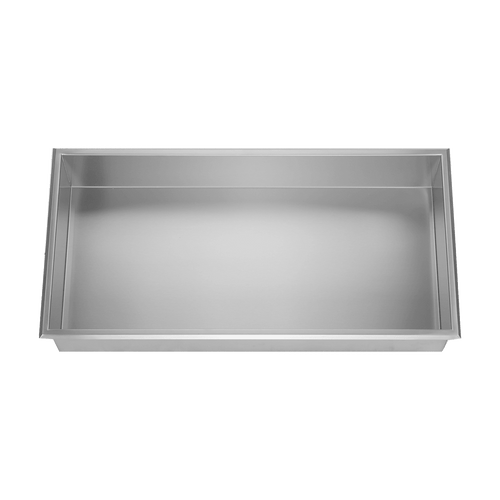 641 x 336 x 101mm Shower Niche Single Shelf Organizer No Tile Needed in Stainless Steel Finish