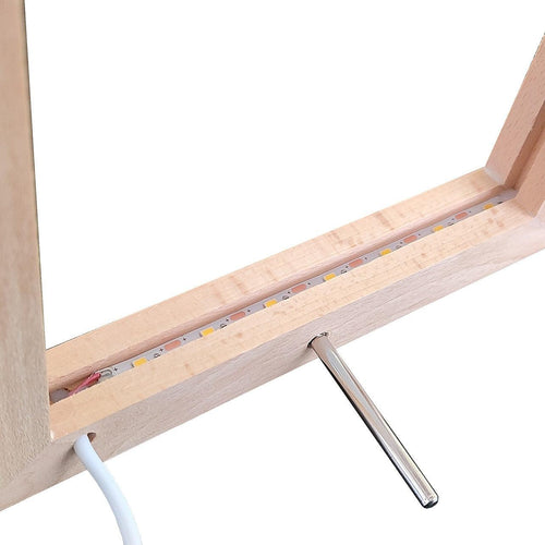 LED Photo Frame + 2 Blanks Laser Engraving Display Night-light Engraver Picture