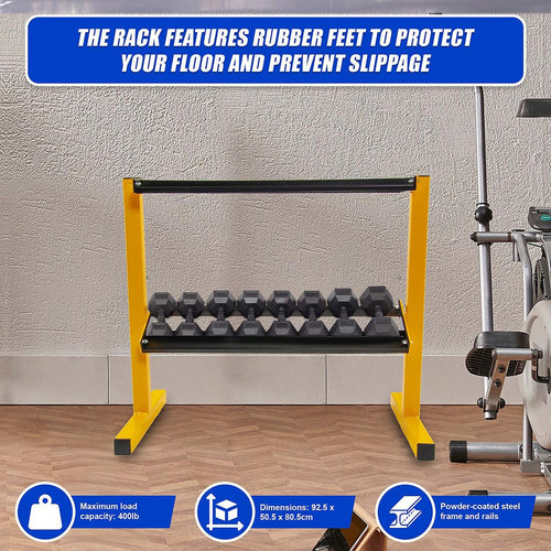 2 Tier Dumbbell Rack for Dumbbell Weights Storage