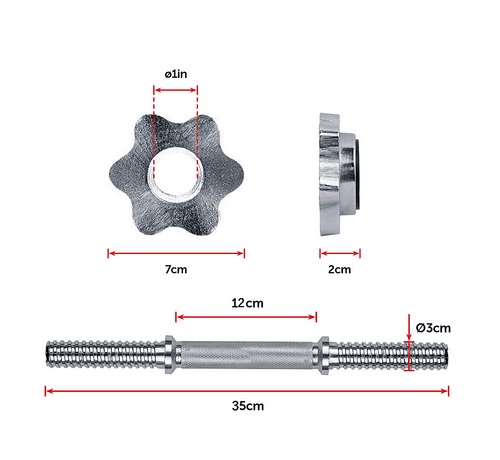 20KG Dumbbell Adjustable Weight Set 