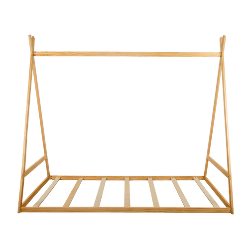Kids Tent Montessori Toddler Floor Bed Wooden Bedframe