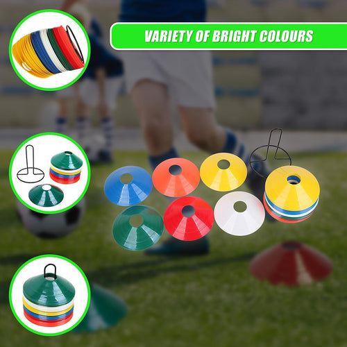 Marker Training Cones Set for Soccer, Fitness, Personal Training