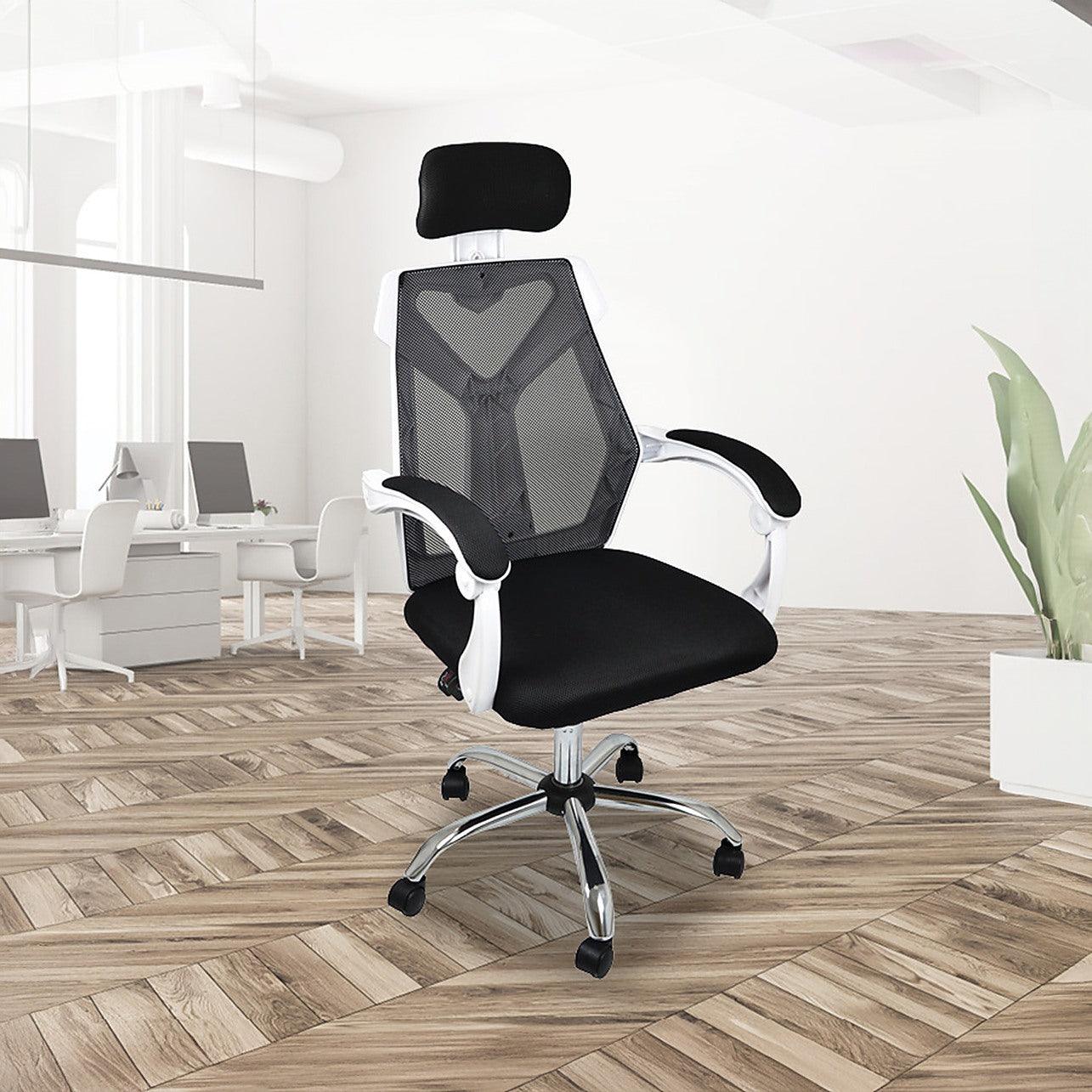 White Ergonomic Mesh Office Chair Australia - Main Image