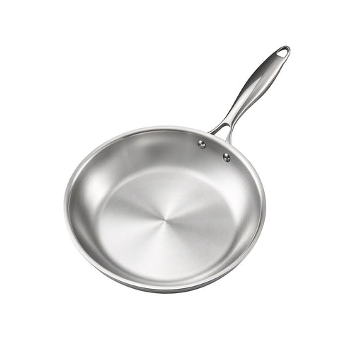 Tri Ply Stainless Steel Frying Pan Set 24 28 32cm Induction
