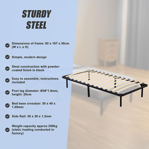 Single Metal Bed Frame