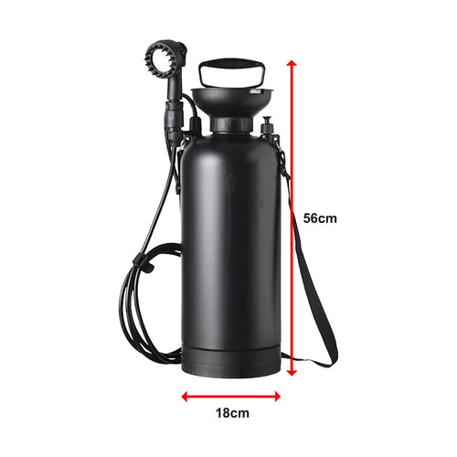 Portable 12L Camping Shower with 10 Spray Modes & Lock Switch