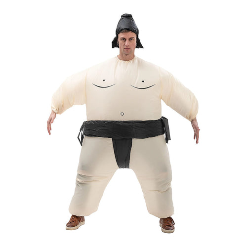 Inflatable Sumo Costume Adult Fan Operated Fancy Dress Party Suit