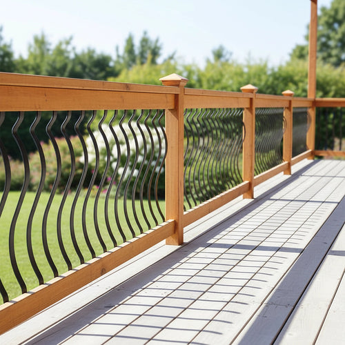 51 Pack 82cm Metal Deck Balusters – Iron Stair Railing Spindles for Indoor & Outdoor Use