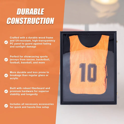 Jersey Display Frame Case 590 x 790 x 40mm Lockable JBox