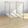 4 Four Poster King Bed Frame - Gold