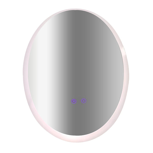 Oval Mirror LED Anti-Fog  Illuminated Bathroom Living Room