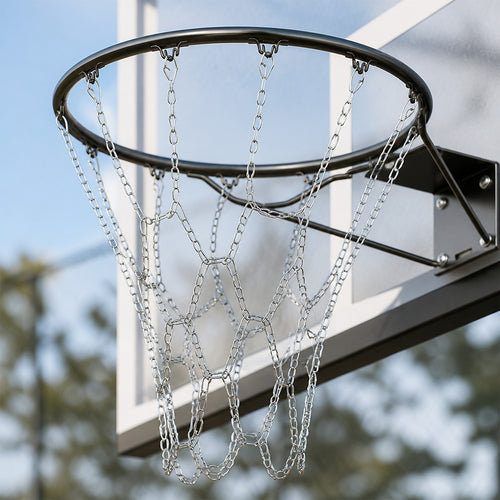 Official Size Basketball Ring 50cm Steel Rim Chain Net Hoop