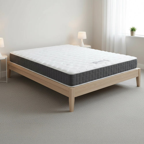 Double Mattress with Memory Foam Toper – OEKO-TEX® Textile & CertiPUR-US® Certified Foam Comfort Support