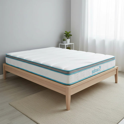 Double 20cm Hybrid Mattress – Memory Foam and Innerspring Support for Comfort and Durability