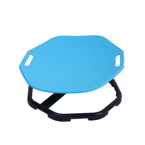 Large Sensory Spinning Chair for Kids with Handles 360° Balance Spin Seat Active Play Chair 100kg Blue