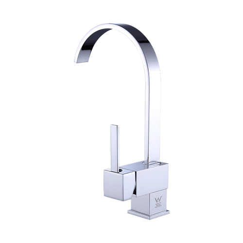 Basin Mixer Tap Curved Neck Faucet -Kitchen Laundry Bathroom Sink