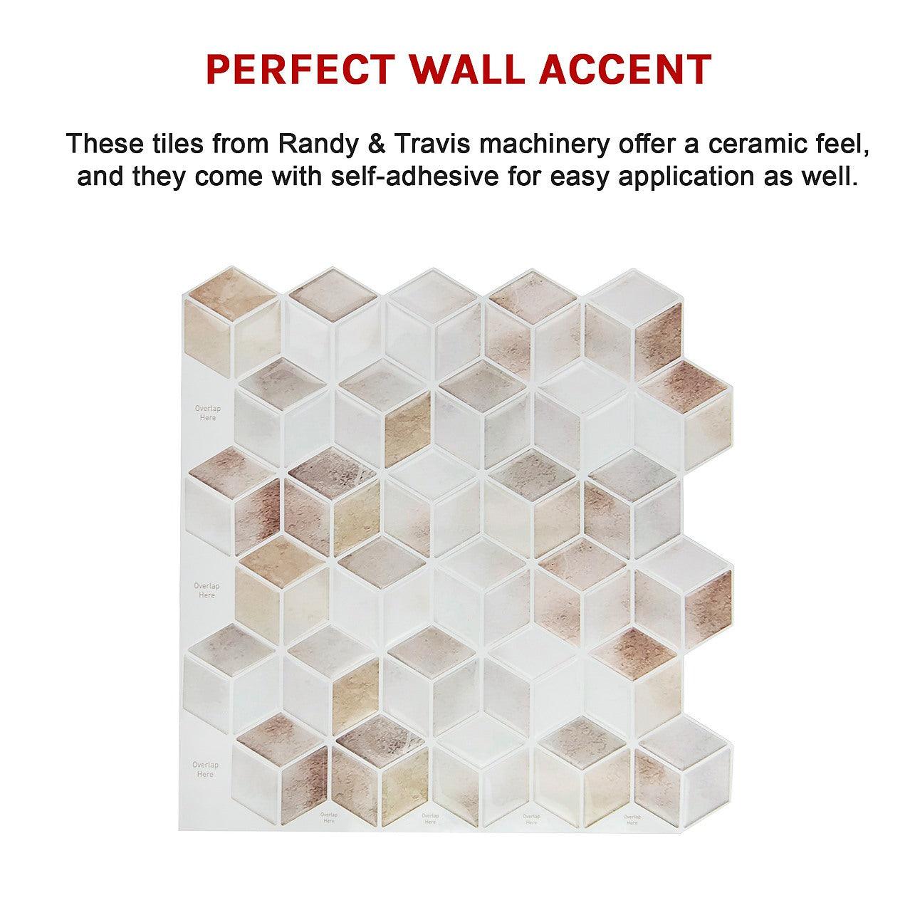 Tiles 3D Peel and Stick Wall Tile Shell Mosaic 10 Sheets - Shell Mosaic ...