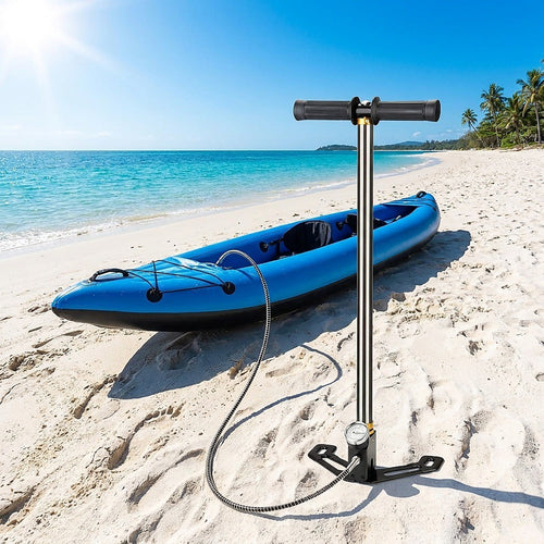 3 Stage PCP Hand Air Pump 4500 PSI High Pressure Stainless Steel Pump