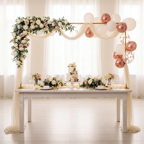 Table Balloon Arch Stand with Clamps – Party Decoration Frame for Weddings & Birthdays