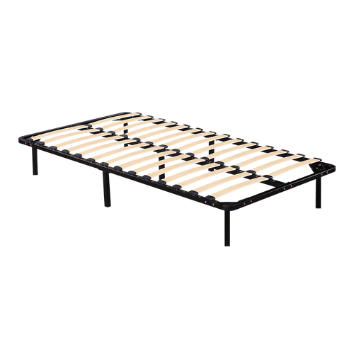 King Single Metal Bed Base with Slats – Heavy-Duty Steel Frame