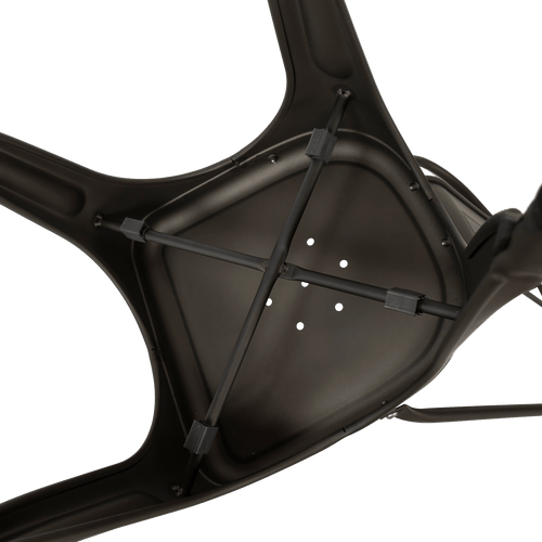 4x Kitchen Dining Chairs Stackable Vintage Metal Chair Backrest Side Chair