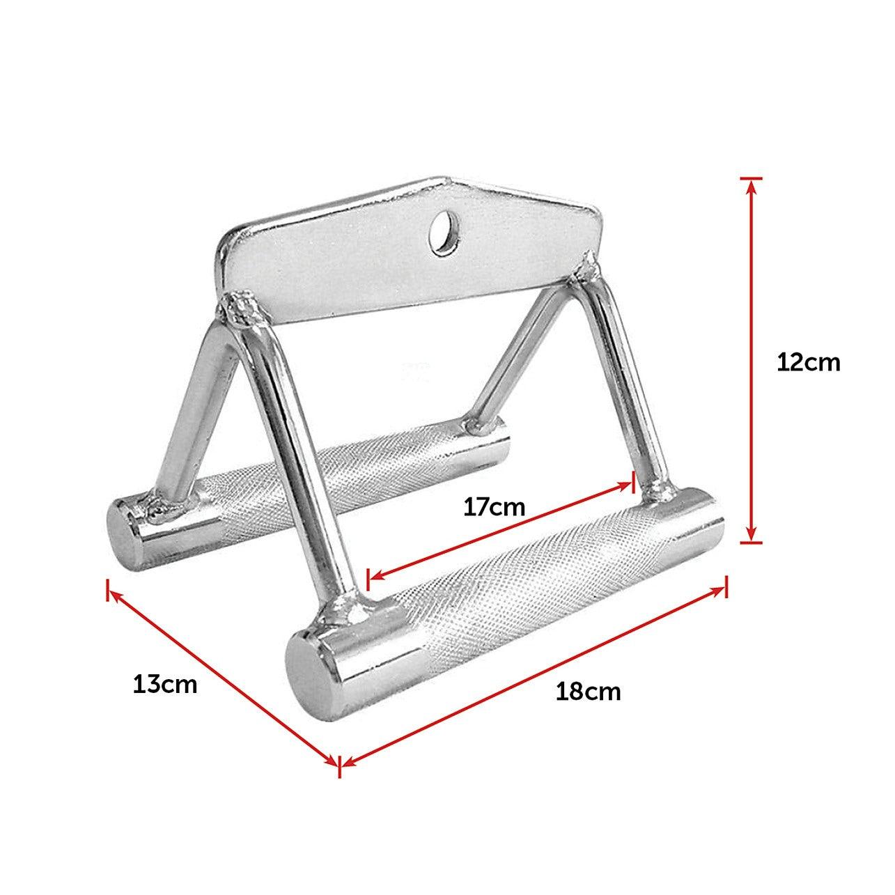 Triangular Cable D Handle Close Grip Seated Row Handle Bar Triangle Cable Attachment Gym Home ...