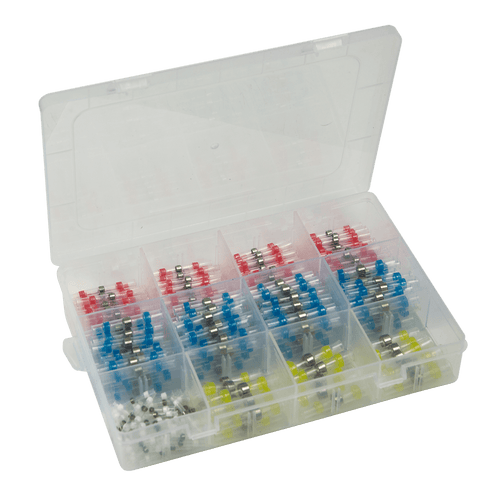 250PCS Waterproof Solder Seal Sleeve Heat Shrink Butt Wire Connectors Terminals  