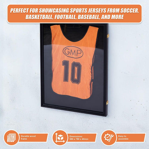 Jersey Display Frame Case 590 x 790 x 40mm Lockable JBox
