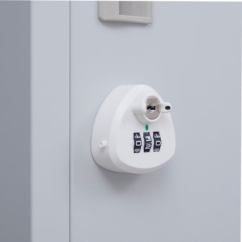 12-Door Locker – Grey with 3-Digit Combination Lock | Secure Storage for Office, Gym or School Use