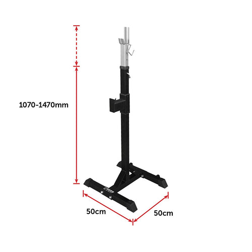 Adjustable Squat Rack Stand Pair for Bench Press & Barbell Weight Lifting