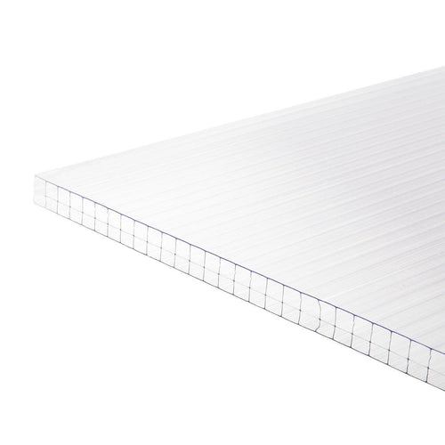  Polycarbonate Roofing Sheets Clear UV Roof 1050x2100mm; 16mm 5 Pack
