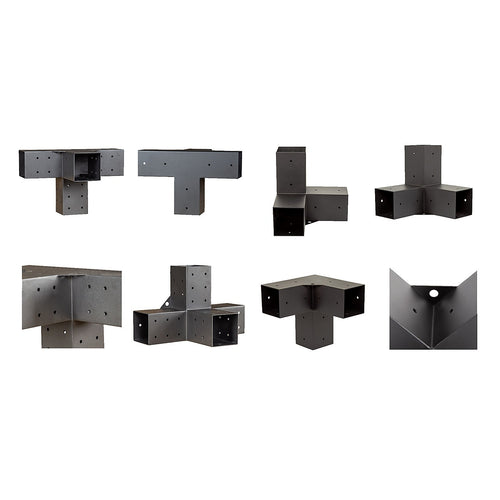 DIY Pergola Kit – Double Wall with Top Rafters Set with Brackets