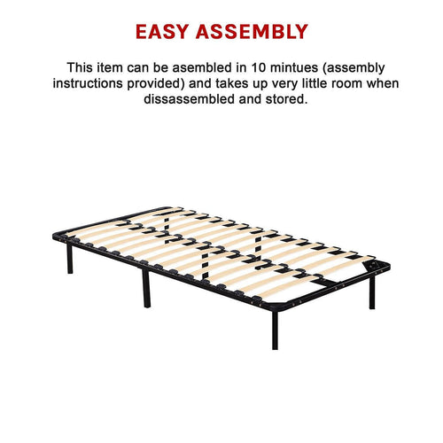 King Single Metal Bed Frame