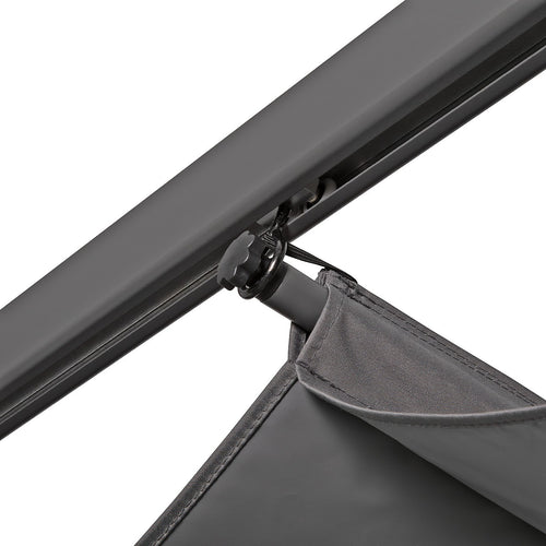 3x4M Aluminium Retractable Pergola Marquee with Slanted Roof – Garden Patio Canopy