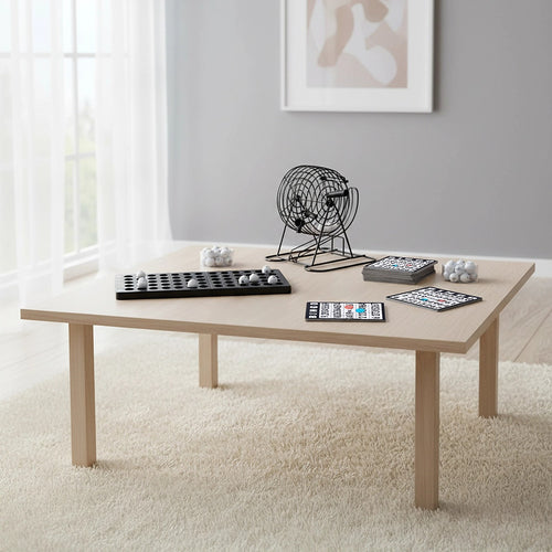 Bingo Game Set with Cards, Balls and Cage for Family Party Fun