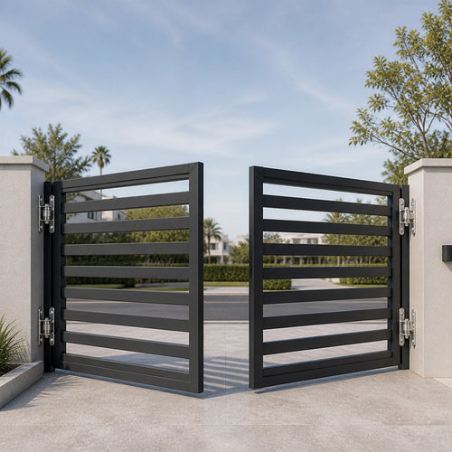 Heavy Duty Gate Hinges 190mm Adjustable Sealed Bearing Pair