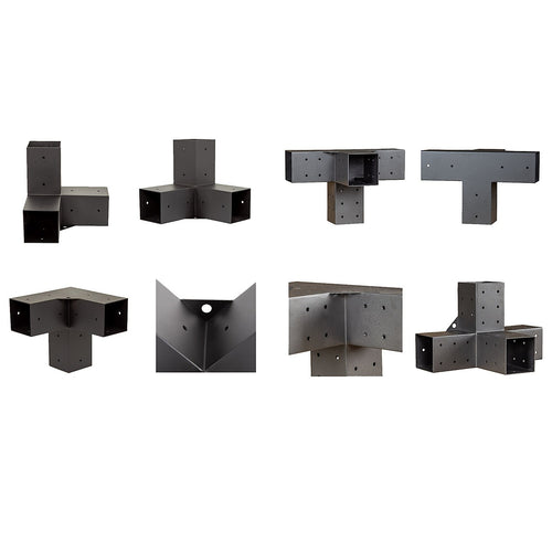 DIY Pergola Kit – Double with Coffee Screens Set with Brackets