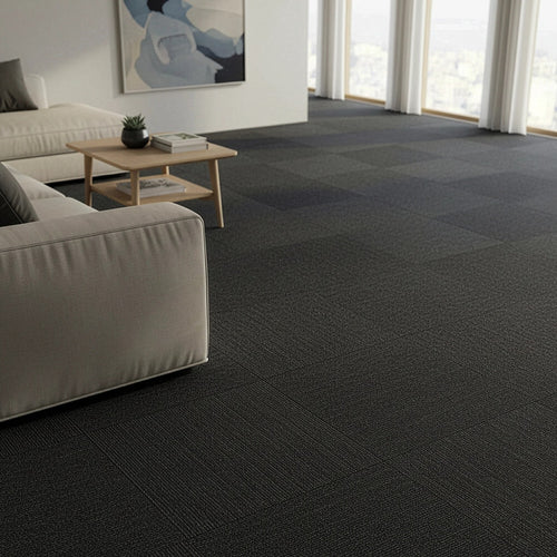 Premium Carpet Tiles in Charcoal – 5m² Pack for Home, Office & Commercial Flooring