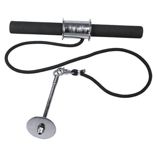 Forearm Wrist Grip Strength Roller Exercise Bar Home Gym Training