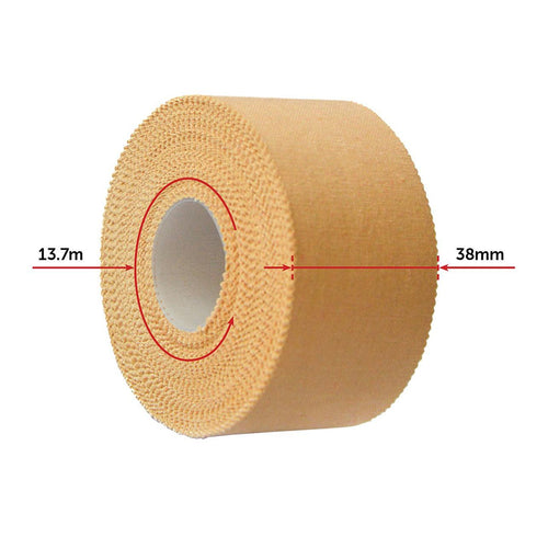 Premium Rigid Sports Strapping Tape - 3 Rolls of 38mm