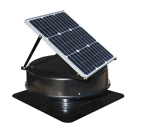 35W Solar Roof Vent Fan Exhaust for Home Garage & Van Ventilation