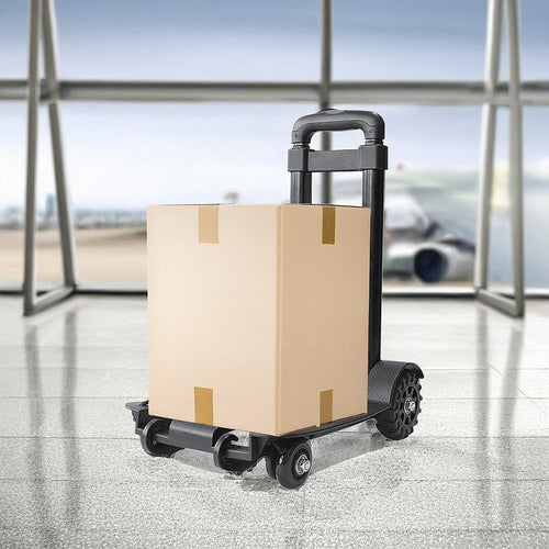 Portable Cart Folding Dolly Push Truck Hand Collapsible Trolley Luggage 70Kg